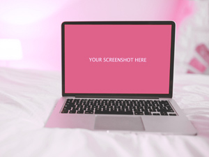 Realistic 2018 MacBook Mockup