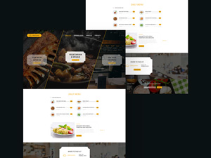 Restaurant Landing Page Template