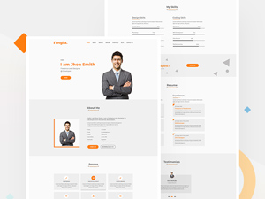 Rongila – Personal Portfolio Template