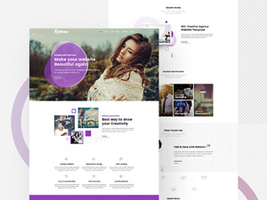 Creative Website Template – Rotona