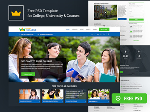 Royal Education Website Template