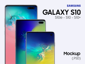 Samsung Galaxy S10 Mockups