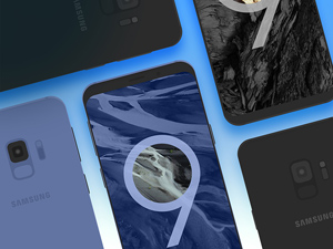 Samsung Galaxy S9 Vector Mockup