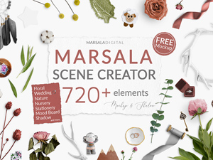 Scene Creator With Movable Mockup