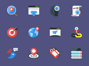 Seo Flat Icons