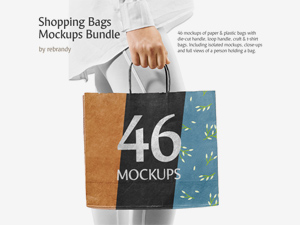 Shopping Bag Mockup Bundle
