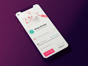 Sign In & Login App For Designers