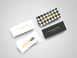 Slim Business Card Mockups