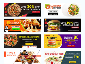 Facebook Banner Templates – Social Media Food Banners