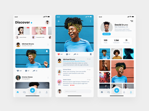Adobe Xd Social Media UI Kit Demo
