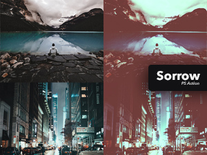 Sorrow Photoshop Action