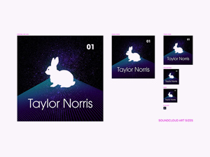 SoundCloud Art Template & Mockup