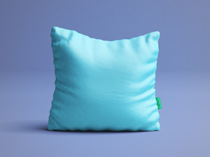 Square Pillow Mockup