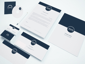 Stationery Items Mockup
