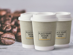 Stunning Kraft Paper Coffee Cup Mockup