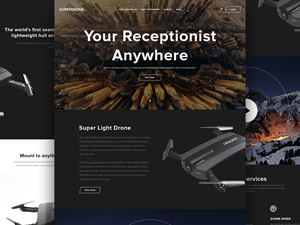 SuperDrone Website Template
