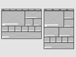Tablet Wireframes – Adobe XD