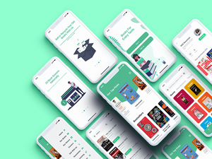 Bookstore Xd UI Kit