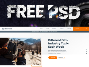 The Greatest Film Website Template