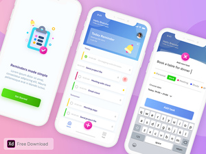 Adobe Xd To-do List App Design