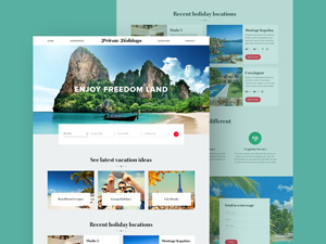 Travel Landing Page