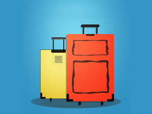 Travel Bags Vector