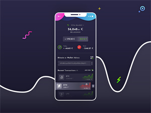 Wallet Cryptocurrency Mobile App