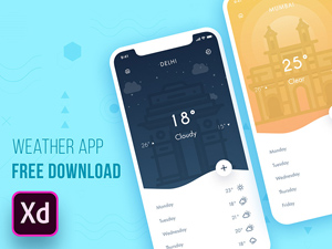 Xd Weather App Design