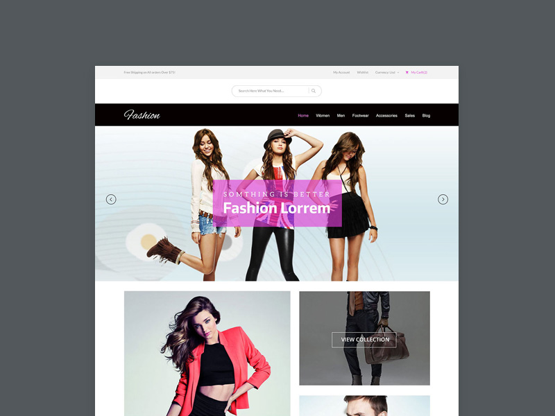 E-commerce Fashion Template