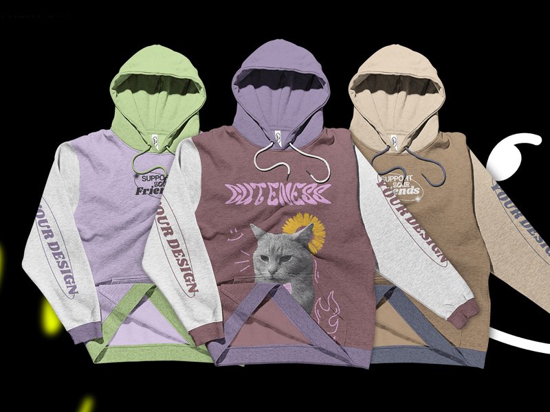 Oversize Hoodie Mockup