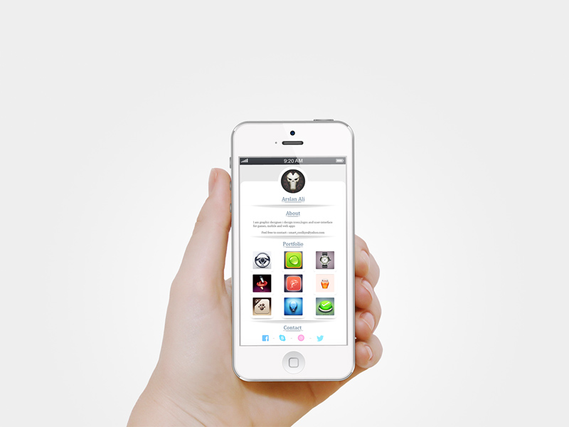 Profile UI Design