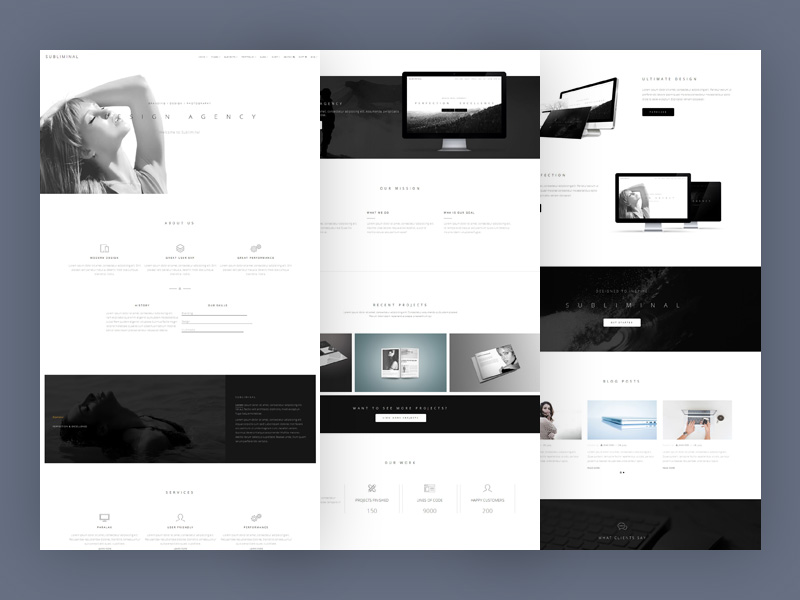 SUBLIMINAL Multi Template