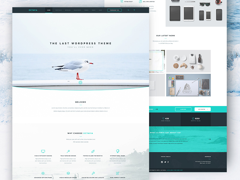 Octavia Landing Page