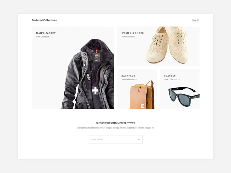 Pillow – Minimal eCommerce Template