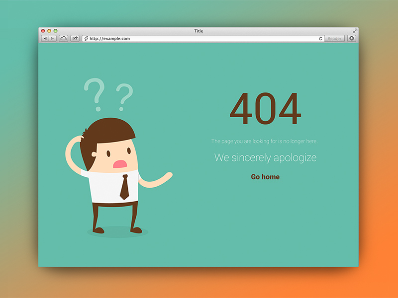 404 Not Found Page