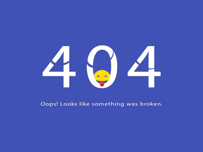 404 Error Page