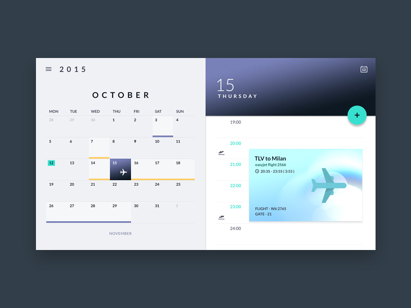 Material Calendar