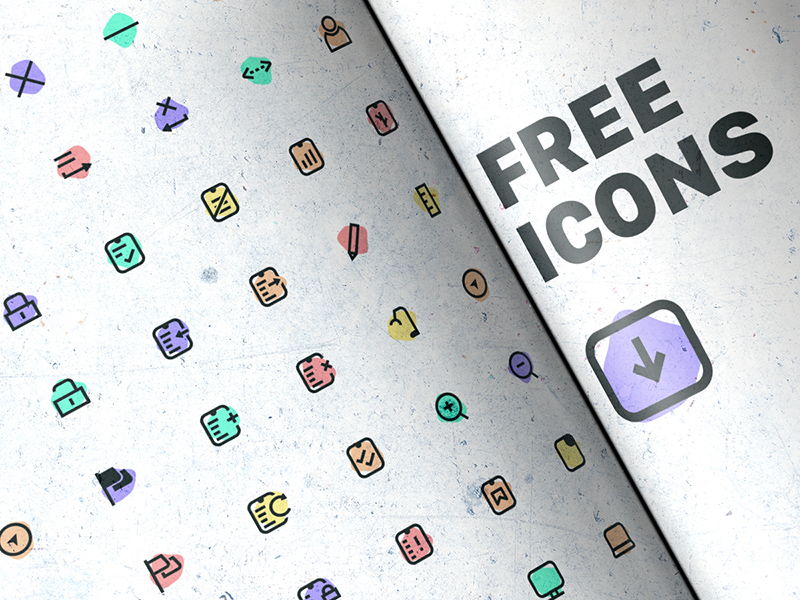 50 Icons For Management & Documents