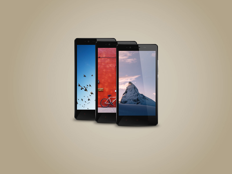 8837+ Redmi Note 4 Mockup Psd