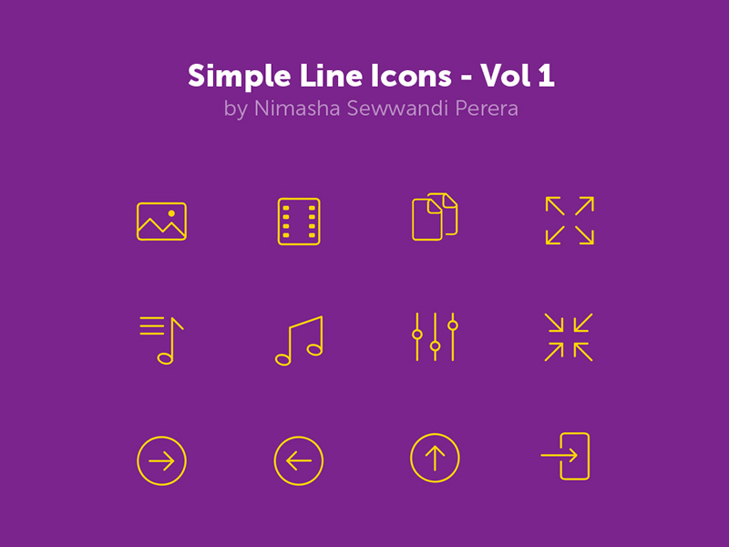 Simple Line Icons