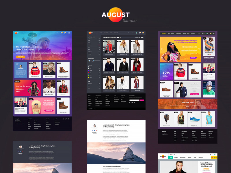 August UI Kit Sample