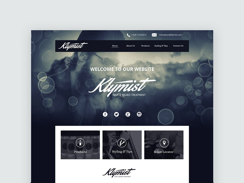 Klymist Website Template