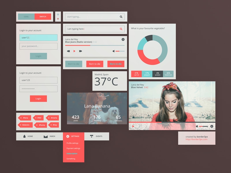 Flat UI Kit