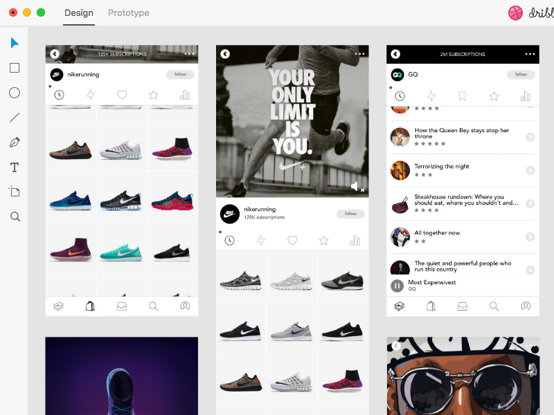 Boovi – Adobe XD Content/Commerce UI Template
