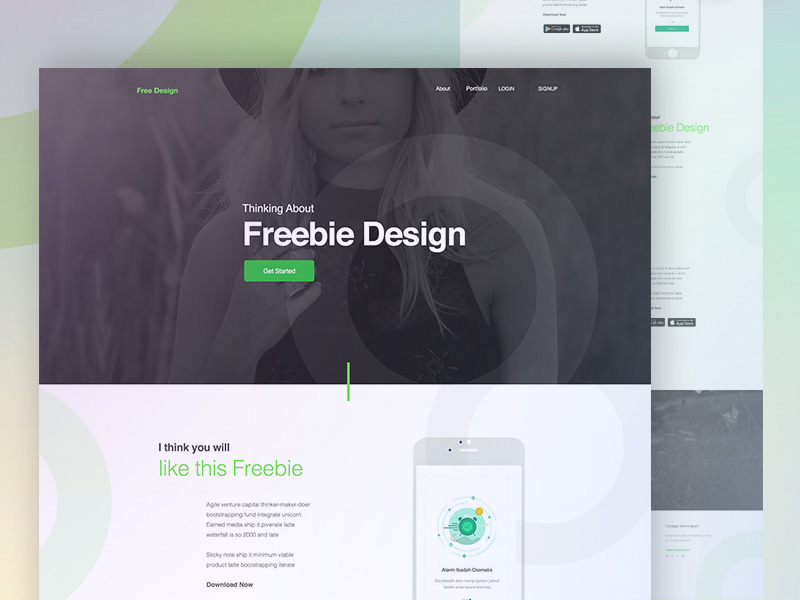 App Landing Page Template