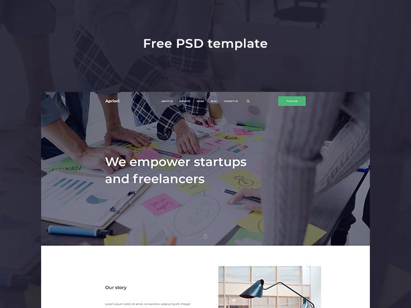 Apriori Website Template