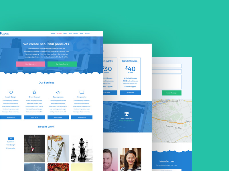 Bayan Agency Template