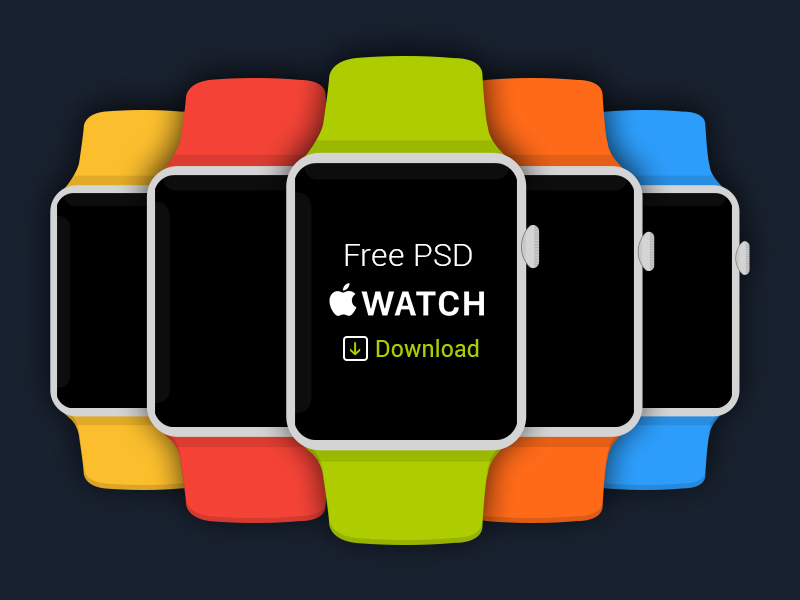 Flat Apple iWatch