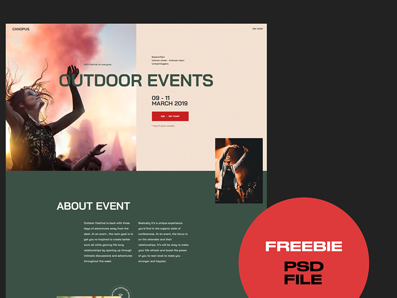 Canopus Website Template