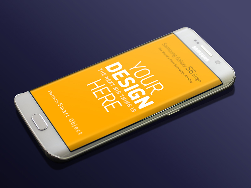 Samsung Galaxy S6 Edge Mockup | Free PSD Template | PSD Repo